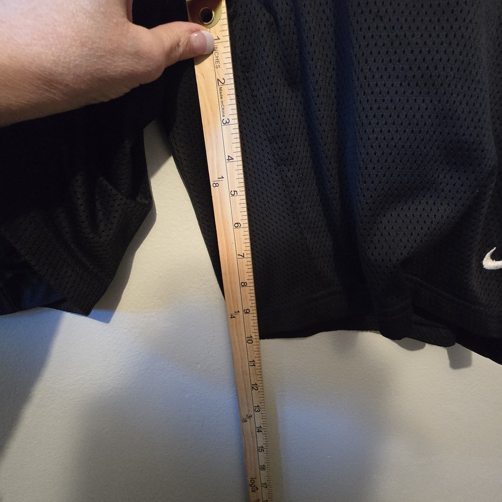Vintage Nike Basketball Shorts Men's XXL Black Elastic Waist Drawstring Pockets - Picture 12 of 15